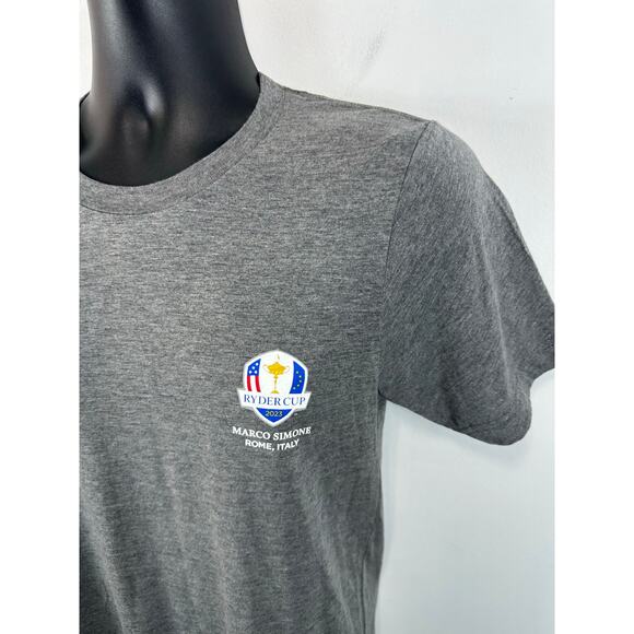 Ryder Cup 2023 Graphic Tee NEW Size Small Grey Marco Simone Rome, Italy - Picture 8 of 10